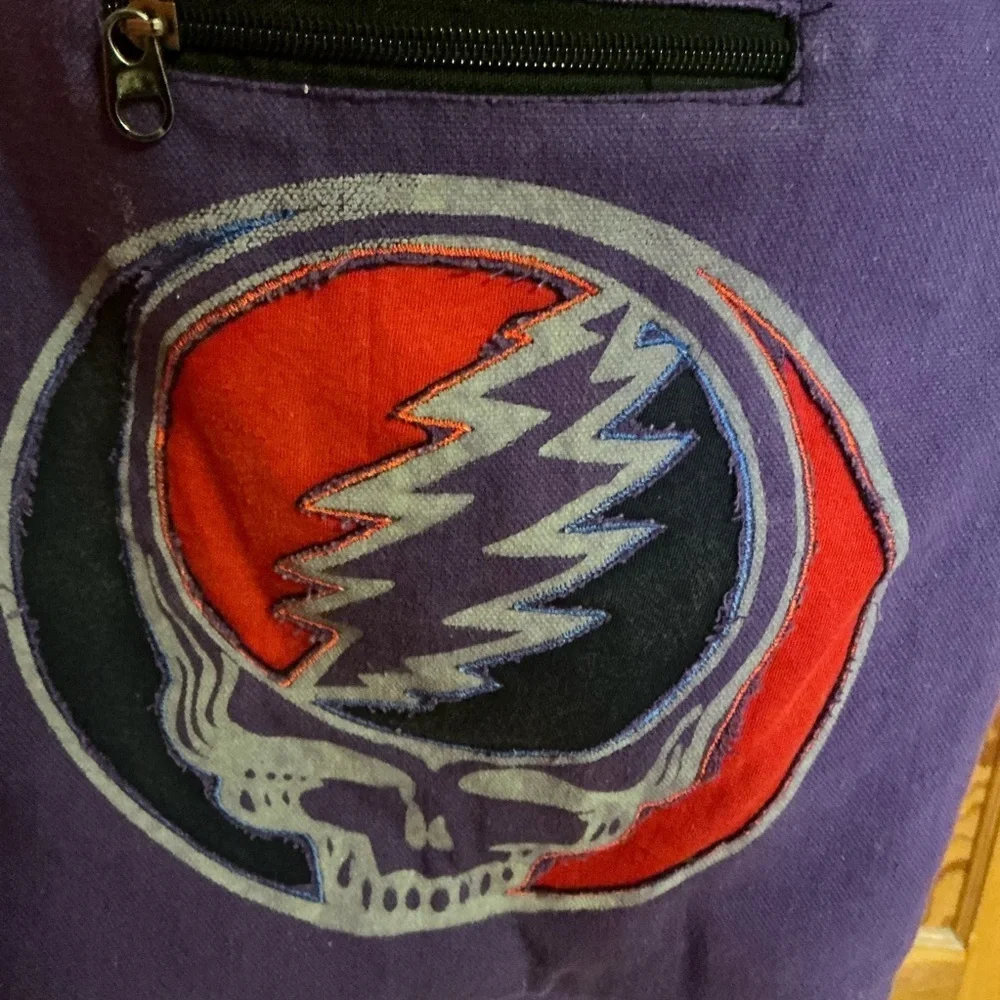NWT Grateful Dead Purple Steal Your Face Crossbody Bag